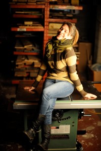 Some of my favourite wood in the background: cherry, oak, ash, maple.