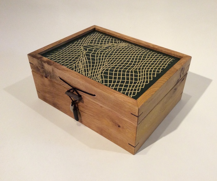 Oak, Walnut and Recycled Book Cover Box